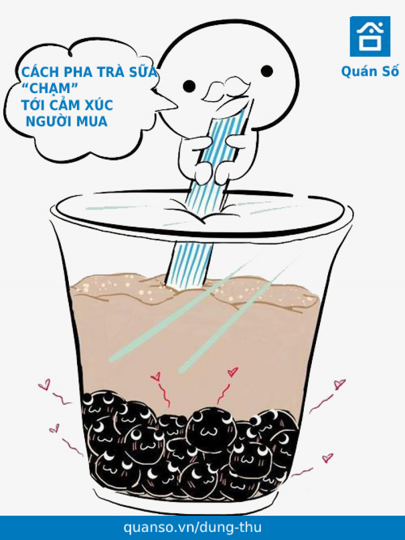 CÁCH PHA TRÀ SỮA “CHẠM” TỚI CẢM XÚC NGƯỜI MUA