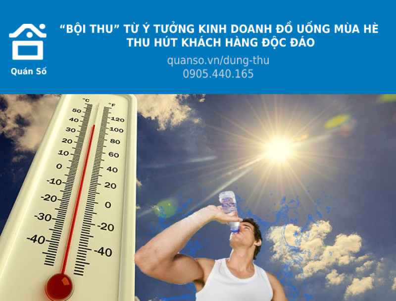 “Bội thu” từ ý tưởng kinh doanh đồ uống mùa hè thu hút khách hàng độc đáo