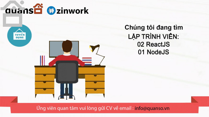 Tuyển dụng ReactJS và NodeJS